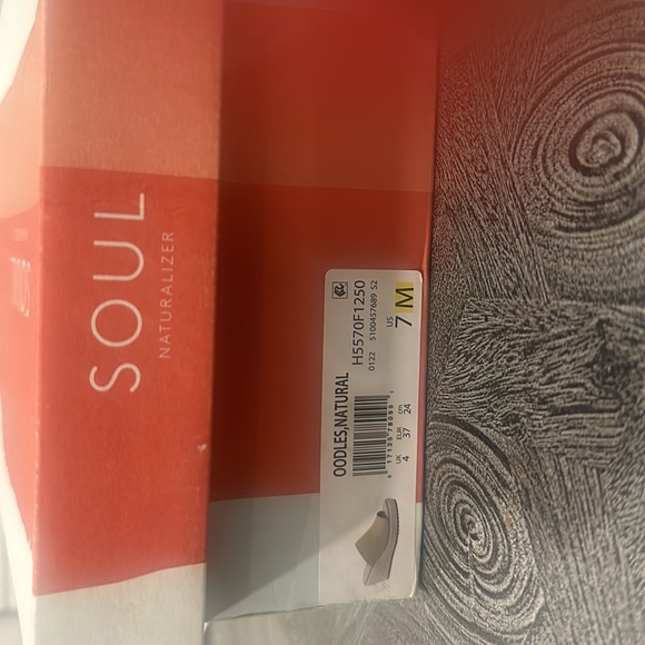 Khaki Espadrille slides, Naturalizer, Size 7, NWT - Picture 3 of 3